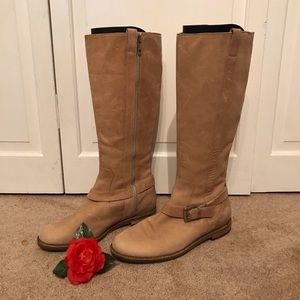 Cole Haan tall riding boots Nike Air soles 6B